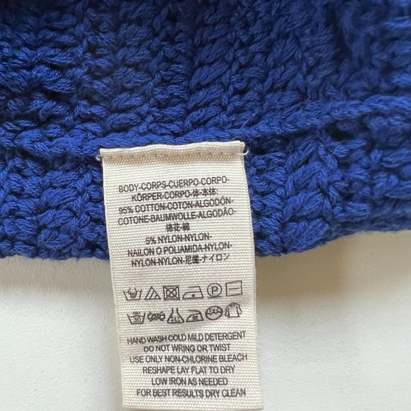 Free People Crochet Crop Top Blue Small - Picture 7 of 9